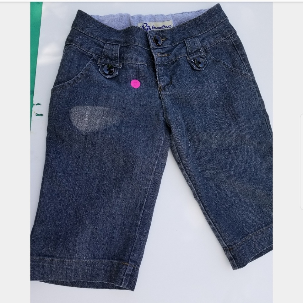 Denim shorts